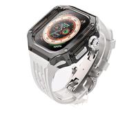 RVHAOODI Kit modifié des caisses , série Ultra 8 7 6 5 4 SE , Boucche en silicone Case de kit de mod transparent , 49 mm 45 mm 44 mm