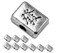 RVHAOODI Lot De 10 Pendentifs De Bracelet Mahjong Pour Femmes Breloques De Mahjong Bijoux De Mahjong Asstis Fabrication De Pendentifs En Fme De Mahjong Main Pour Adulte Pendentif