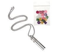 RVHAOODI Lot De 2 Colliers À Pendentif En Fme De Bouteille Colliers Tendance Colliers Décatifs Colliers Parfumés Pour Femmes Élégant