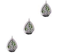 RVHAOODI Lot De 3 Colliers En Métal Minimalistes Avec Pendentif Creux En Fme De D'eau