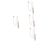 RVHAOODI Lot De 4 Pendentifs En Fme De Vague Avec Chaîne En Métal Décation Pour La Maison