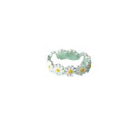 RVHAOODI NOUVEAU 2025 vintage Daisy pour coréen ajusté d'ouverture ajusté Déclaration d'engagement GIF Fashion Accessoires Créatif Creative Gift