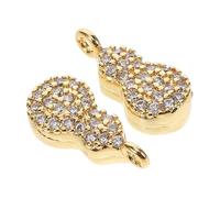 RVHAOODI Pendentifs Élégants En Fme De Gourde Pour La Fabrication De Bijoux Breloques Pour Colliers Et Bracelets Lot De 2 Breloques En Fme De Gourde