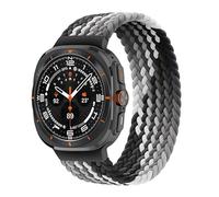 RVHAOODI Pour Galaxy Watch Ultra Strap 47mm Sports Accessoires Bracelet en nylon en nylon tressé Correa Galaxy Watch 7 Ultra Band