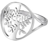 RVHAOODI Produits Anneaux en acier inoxydable Ring Hagre de Life pour femmes Cadeaux de mariage à fiançailles personnalisées-T32 Cadeaux