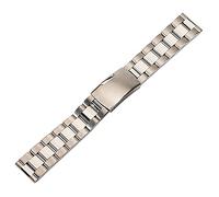 RVHAOODI Sangle de montre Universal 18 mm 20 mm 22 mm 24 mm 26 mm 28 mm 30 mm Solide de remplacement en acier inoxydable classique / 24 mm/argent