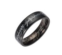 RVHAOODI Titanium Steel One Ring of Power Ring pour les hommes Femmes Color