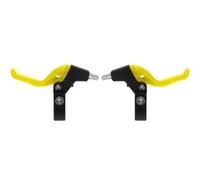RVIFY 1 Paire VTT Manette de Vitesse Levier de Frein Enfants Enfants leviers de Frein de vélo poignée de Frein de vélo(Yellow)