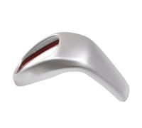 RVIFY Couvercle de pommeau de levier de vitesse en ABS pour BMW X1 2016 Pommeau De Levier De Vitesse Pommeau(Matte silver)