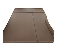 RVIFY Lit de Voiture Matelas pneumatique Durable Non Gonflable pour véhicule, siège arrière Universel, lit de Voyage monté sur Voiture, Tissu en Peluche Matelas Gonflable(Brown)