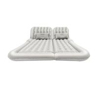 RVIFY Lit de Voiture Matelas pneumatique Gonflable pour Voiture, lit de Voiture Pliable avec 2 oreillers, Coussin de Couchage de Camping, Voyage, Camping, Sieste Matelas Gonflable(Gray)