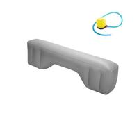 RVIFY Lit de Voiture Repose-Pieds Gonflable de Voyage en Voiture, Matelas pneumatique, lit, siège arrière, Coussin d'écart, Camping Matelas Gonflable(Grey with Pump)