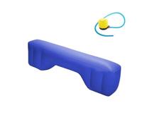 RVIFY Lit de Voiture Repose-Pieds Gonflable de Voyage en Voiture, Matelas pneumatique, lit, siège arrière, Coussin d'écart, Camping Matelas Gonflable(Blue with Pump)