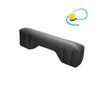 RVIFY Lit de Voiture Repose-Pieds Gonflable de Voyage en Voiture, Matelas pneumatique, lit, siège arrière, Coussin d'écart, Camping Matelas Gonflable(Black with Pump)