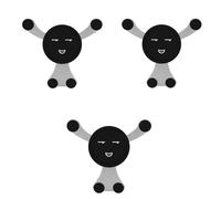 RVIFY Montages intérieurs Support de téléphone Portable pour Voiture avec Support pour Grille d'aération, Support GPS pour iPhone 12 Pro Max Attache Voiture Pare-Brise(White 3pcs)