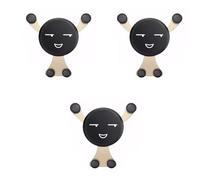 RVIFY Montages intérieurs Support de téléphone Portable pour Voiture avec Support pour Grille d'aération, Support GPS pour iPhone 12 Pro Max Attache Voiture Pare-Brise(Golden 3pcs)