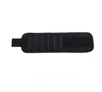 RVIFY Organisateur Outils pour vis de Maintien, Trousse à Outils, Ceinture, aimants puissants, Clous adsorbants, forets, Poignet, Gadgets pour Hommes, Sac Sac à Outils(5 Rows-Black)