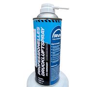 RVK Spray à air comprimé professionnel, nettoyant pour PC, nettoyage à air comprimé, 400 ml d'air comprimé