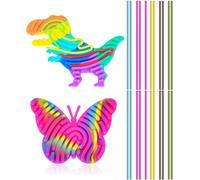 RVKAL-2 Pièces Silicone Sensory Activity Boardavec 30 Cordes,Jouets Sensoriels Pour L'Autisme,Le Tdah Et Stress Relief,Motricité Fine Busy Board,Cadeau Jouet Pour Enfants