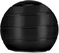 RVKAL-Bureau Cinétique Jouet Bureau Spinner Ball En Métal Gyroscope Avec Illusion Optique Pour Soulager Le Stress Inspirer La Créativité Intérieure (Black,Diamètre: 45 Mm)