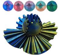 RVKAL-Gearsphere The Steampunk Whirling Wonder Fidget Ball,Gear Sphere Stress Ball,Gear Sphere Stress Ball,Gear Sphere,Gear Sphere Relaxing (D)