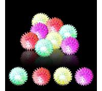 RVKAL-Lot De 12 Balles De Hérisson-Pour Anniversaire D'Enfant-Led-Jouet Lumineux-Balles Pointues-Cadeau D'Invités-Gadgets De Fête-Petits Objets-Cadeau De Noël