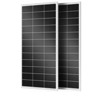 Rvpozwer 400W Panneaux Solaires Monocristallins, 2×200w Module PV pour Batteries 12V, Panneau Solaire de type-N, Panneaux Solaires, Panneau Solaire pour RV, supports de toit, bateaux