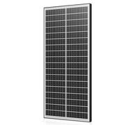 Rvpozwer Bifacial Panneau solaire 120 W en verre transparent - Gaine d'énergie double face + 30 % - Type N - IP68 - Idéal pour serre, jardin d'hiver, balustrades de balcon, abri de voiture et projets