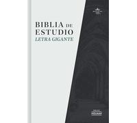 Rvr 1960 Biblia de Estudio de Letra Gigante, Tapa Dura