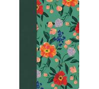 Rvr 1960 Biblia Letra Grande, Tamaño Manual, Edición Especial, Verde Floreado, Símil Piel