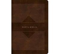 Rvr 1960 Biblia Letra Grande Tamaño Manual Edición Tierra Santa, Café Símil Piel Mass Market