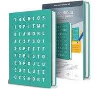 RVR 1960 para Regalos y Premios Aguamarina con Sopa de Letras / Spanish Bible RVR 1960 Gift and Award Bible Aquamarine Special Edition Wordsearch cover