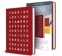 RVR 1960 para Regalos y Premios Rojo con Sopa de Letras / Spanish Bible RVR 1960 Gift and Award Bible Red Special Edition Wordsearch cover