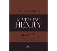 RVR, Biblia de Estudio Matthew Henry, Leathersoft, Clásica, Interior a dos colores