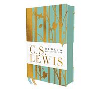 RVR, Biblia Reflexiones de C. S. Lewis, Interior a dos colores, Tapa dura, Turquesa, Comfort Print