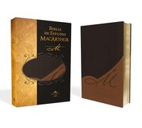 RVR60, Biblia de Estudio MacArthur, Leathersoft, Café