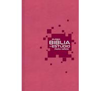 RVR60 Biblia de estudio para niños, Leathersoft, Rosado: La Biblia para niños más completa