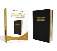 RVR60, Biblia de Referencia Thompson, Piel reciclada, Negro