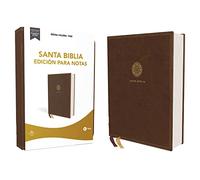 RVR60, Santa Biblia, Edición para Notas, Leathersoft, Café, Palabras de Jesús en Rojo, Comfort Print