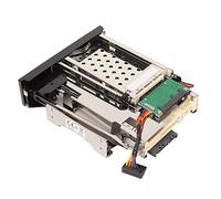 RvSky Boîtier de Disque Dur 3.5, Cage de Disque Dur, Double Support, Transmission 6 Gbit/s, Bonne Dissipation de la Chaleur, Adapté Au Stockage Informatique en Nuage