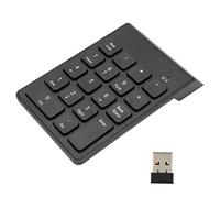 RvSky Clavier Numérique sans Fil 2,4 G, Clavier Chocolat Portable 18 Touches Transmission Stable du Signal Plug and Play, Adapté Aux Documents Comptables
