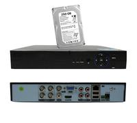 RVT DVR 4 Canaux AHD CH Disque Dur 250GB NVR P2P Cloud PTZ 5 MP HDMI TOP