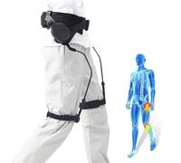 RVUEM Aides à la Marche Motorisées Bioniques, Assistance à la Marche par Exosquelette Bionique, Soutien de Levage des Jambes par Exosquelette pour Mobilité Réduite & Personnes Âgées,Noir,S