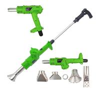 RVUEM Brule-Herbes Électrique 3-en-1-1500W Désherbeur de Jardin - Pistolet à Air Chaud à Température Réglable avec Buses de Rechange pour Désherbage Thermique, Toiture et Fonte des Glaces