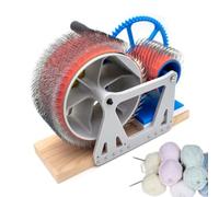 RVUEM Cardeuse à Laine, Cardeuse Manuelle à Tambour pour Feutre De Laine pour Loisirs CréAtifs, MéLange Rapide des Couleurs, pour Carder Les Fibres De Laine Et RéAliser des Ouvrages en Feutre,Bleu