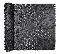 RVUEM Filet Camouflage, DéCorations FêTe Parasol, Filets Protection Solaire, Filets Brise-Vue, pour ClôTure Jardin, ForêT, Camping Sauvage, AméNagement Forestier, Abri Voiture,Noir,5x6m