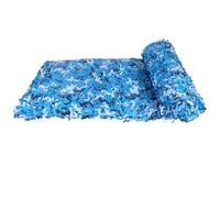 RVUEM Filet De Camouflage, Filets De Protection Solaire, Filet Pare-Soleil Militaire, pour ClôTure Jardin, ForêT, Camping Sauvage, AméNagement Forestier, Abri Voiture, Camping,Bleu,4x6m
