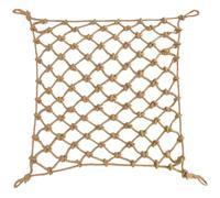 RVUEM Filet en Corde Chanvre, Filet DéCoration Murale, Filet Chargement Robuste, ClôTure D'Escalier Balcon, pour Escaliers ExtéRieurs, Plantes Grimpantes Jardin,Rope Thickness:6mm,2×2m