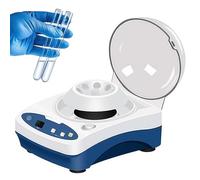 RVUEM Micro Centrifugeuse Haute Vitesse, Mini Centrifugeuse De Laboratoire, SéParateur De SéRum à 8 Trous, 4000/6000/8000/11000 TR/Min, Temporisation De 1 à 99 Min Ou Mode Continu,Bleu,HL 6KS