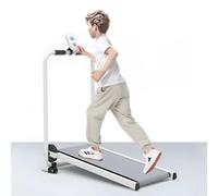 RVUEM Tapis de Course Pliable pour Enfants, Machine à Marcher Portable, Tapis Roulant d'Entraînement Autopropulsé avec Écran LED et Barre de Soutien, pour Maison et Petits Espaces, 3-15 Ans,Gris